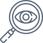 Magnifier and eye icon